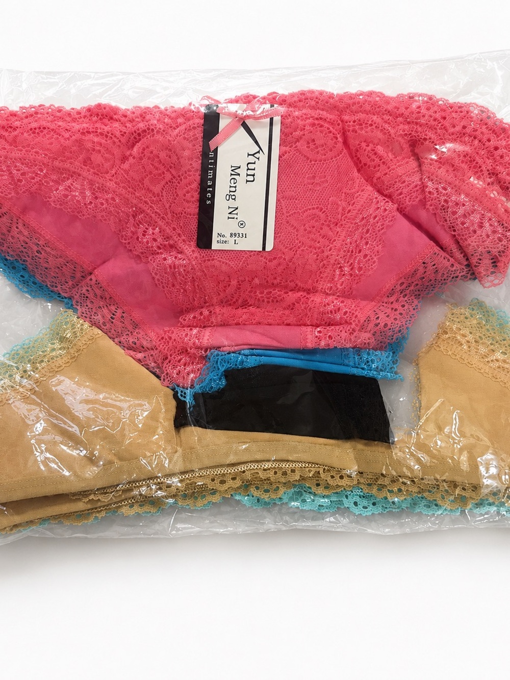 Girls' Lace Trim Pink Bottoms
